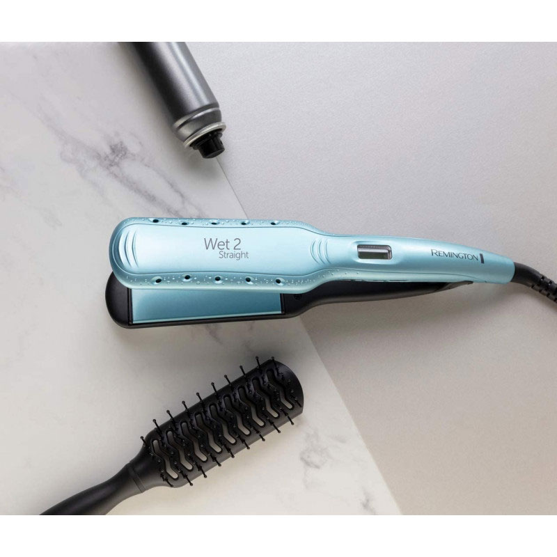 Lisseur Pro REMINGTON Wet2Straight - Bleu - Image 3