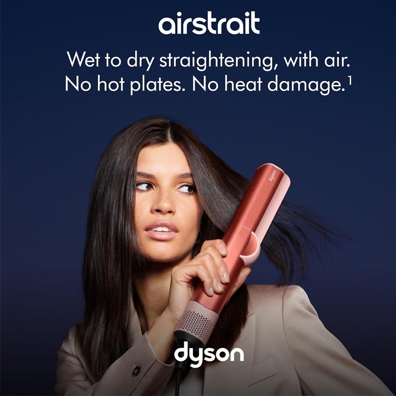 Lisseur Séchant DYSON Airstrait 1600W HT01 Strawberry - Rose - Image 3