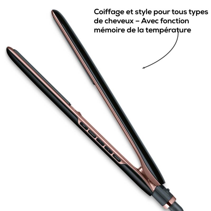 Lisseur Cheveux BEURER HS80 45W - Noir&Rose Gold - Image 6