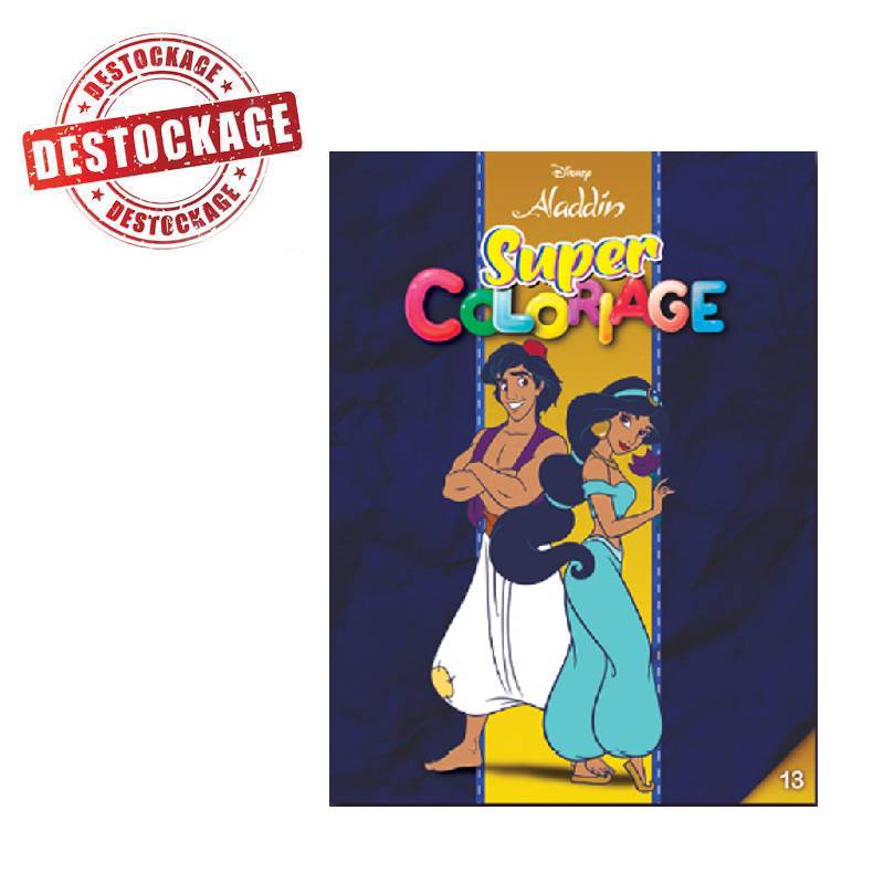 Livre De Coloriage YAMAMA Super 16 Pages Aladdin