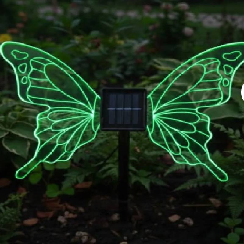 Lot de 2 Lampes Décoratives Papillon LED pour Extérieur - Image 4