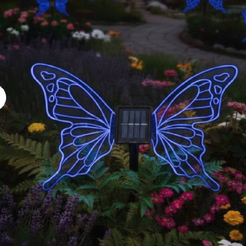 Lot de 2 Lampes Décoratives Papillon LED pour Extérieur - Image 3