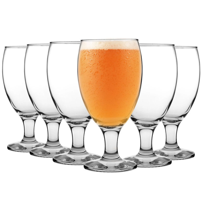 Lot De 6 Coupes Avec Pied LAV EMP571F 59cl Verre - Transparent - Image 2