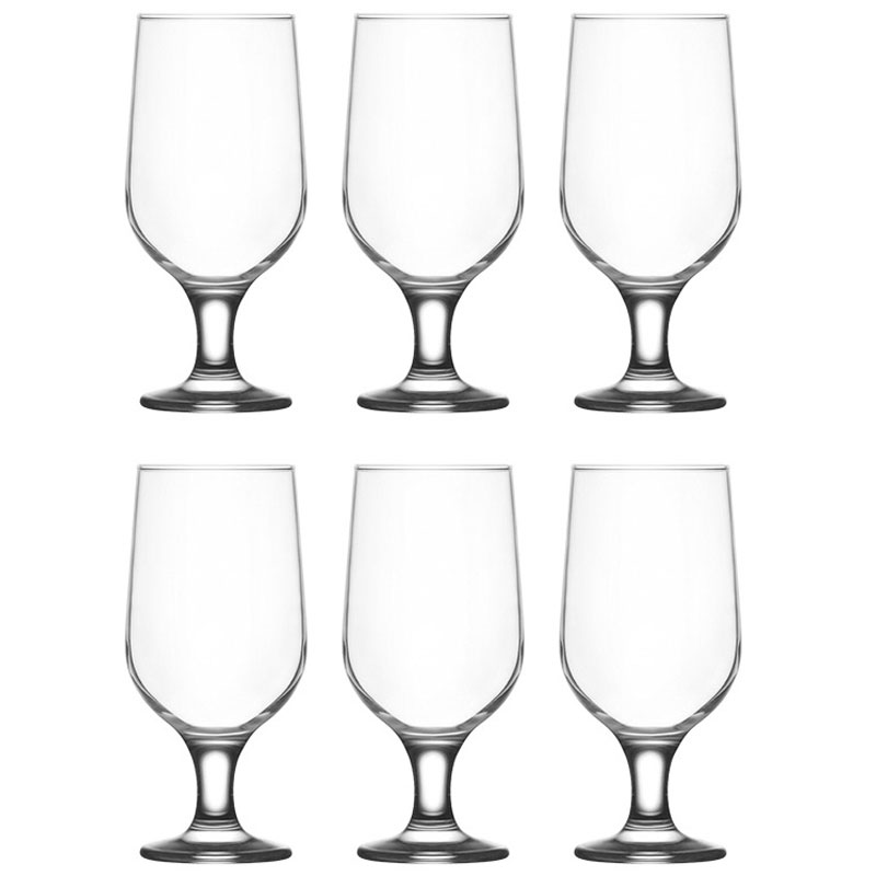 Lot De 6 Coupes LAV BLK574F - 37,5 cl en Verre - Transparent 