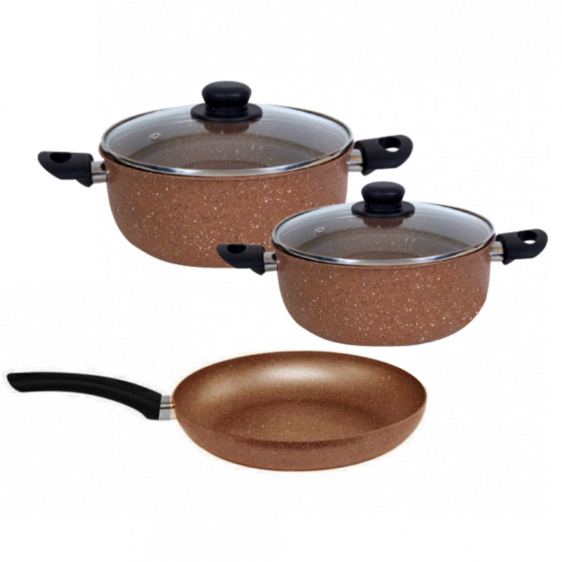 Lot El Gusto By COOK'ART De 5 Pièces - Marron
