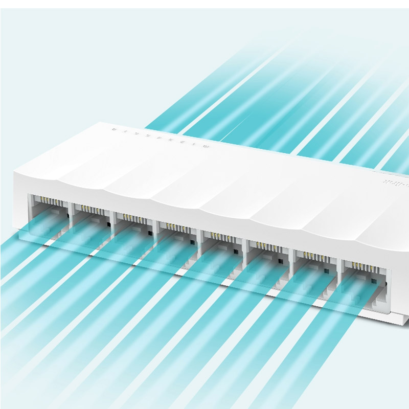Switch TP-LINK LS1008 8 ports 10/100 Mbps - Blanc - Image 3