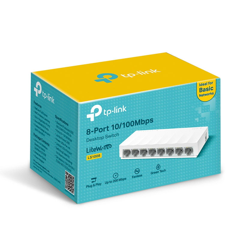 Switch TP-LINK LS1008 8 ports 10/100 Mbps - Blanc - Image 5