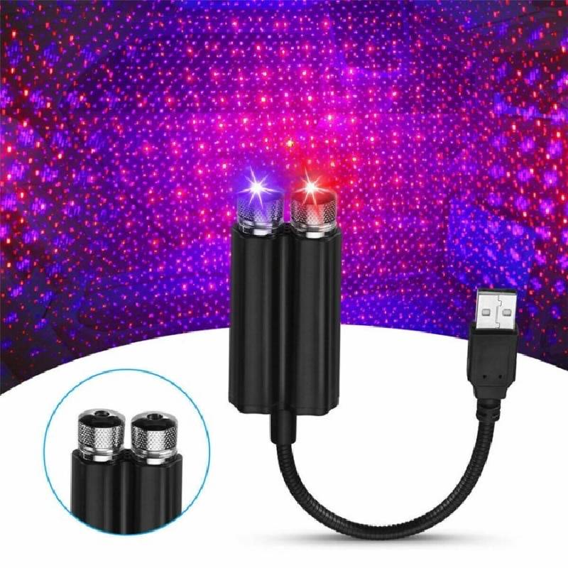 Lumière D’Ambiance LED Pour Voiture Effet Ciel Étoilé 360° - C202S - Image 5