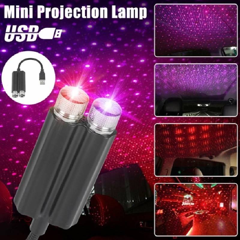Lumière D’Ambiance LED Pour Voiture Effet Ciel Étoilé 360° - C202S - Image 4