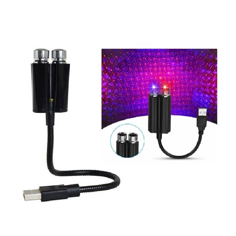 Lumière D’Ambiance LED Pour Voiture Effet Ciel Étoilé 360° - C202S