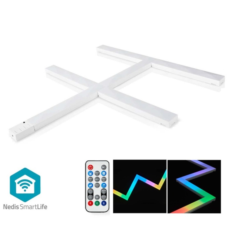 Lumières Décoratives NEDIS Smartlife Barre Murale Wi-fi
