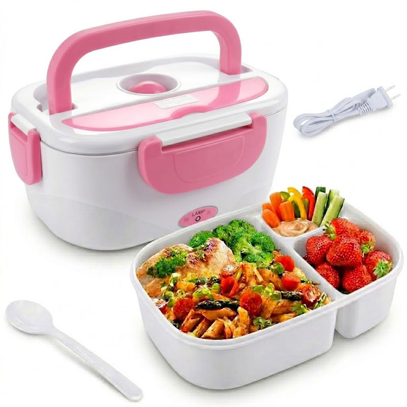 Boîte à Déjeuner Chauffante Électrique 40W JC264-B - Rose