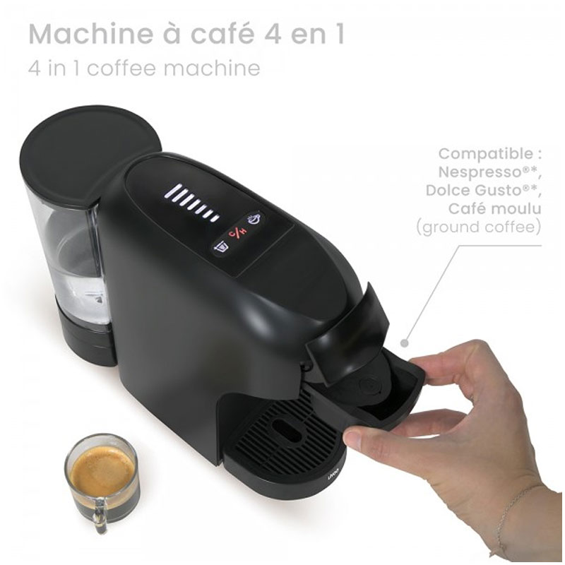 Machine à Café LIVOO Multi-capsules DOD217N 1400W - Noir - Image 3