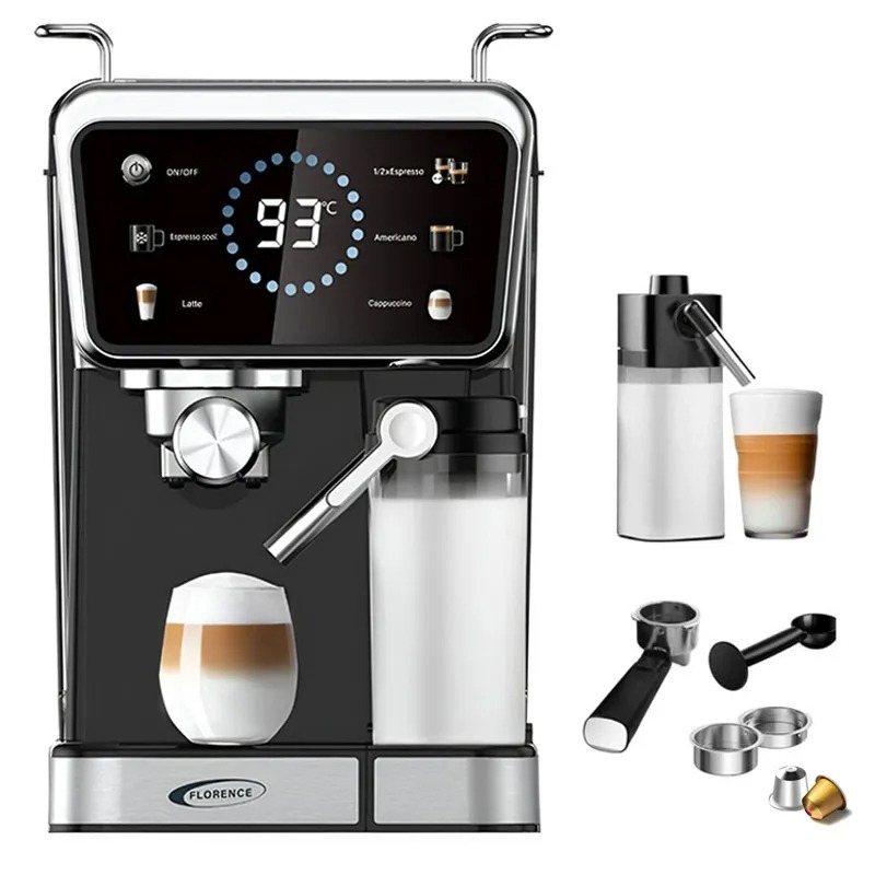 Machine à Café 5EN1 Expresso FLORENCE HK-429 1350W - Noir