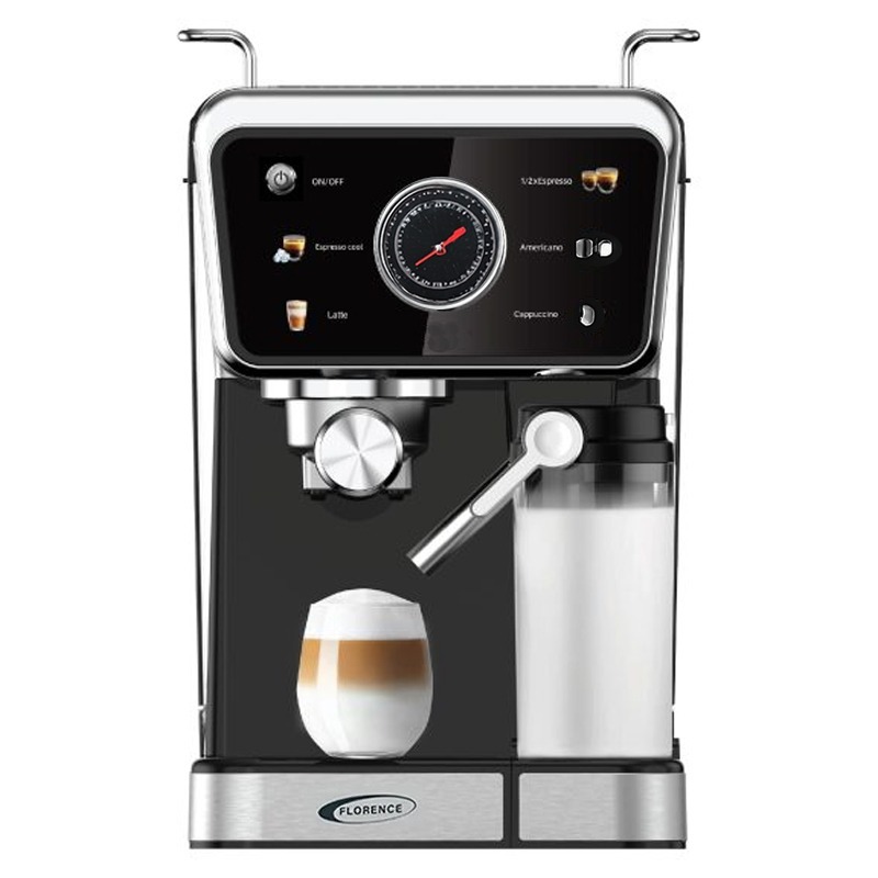 Machine à Café 5EN1 Expresso FLORENCE HK-457 1350W - Noir - Image 3