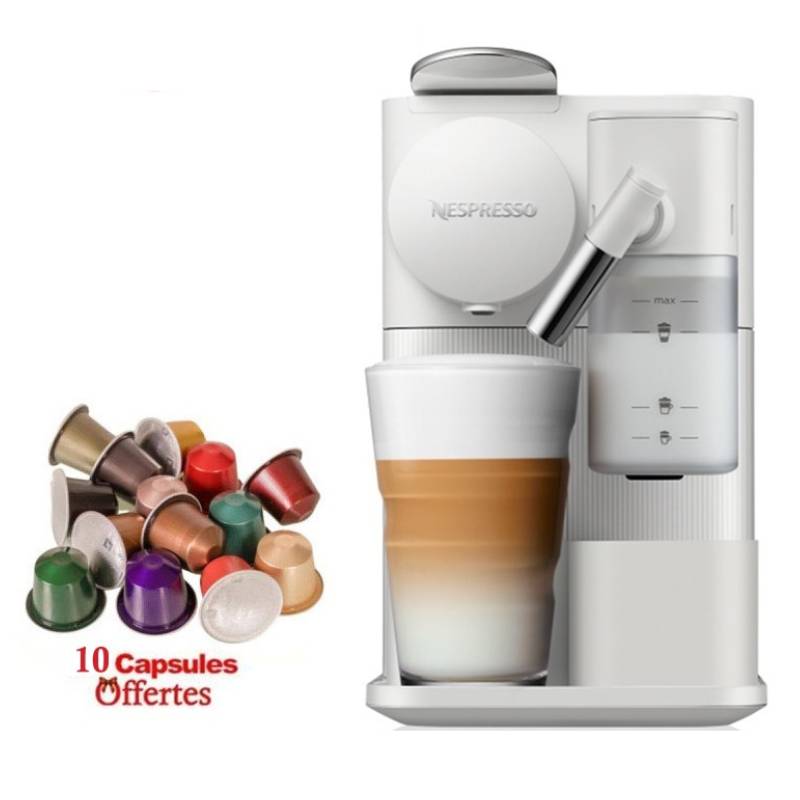 Machine à Café NESPRESSO Lattissima One - Blanc