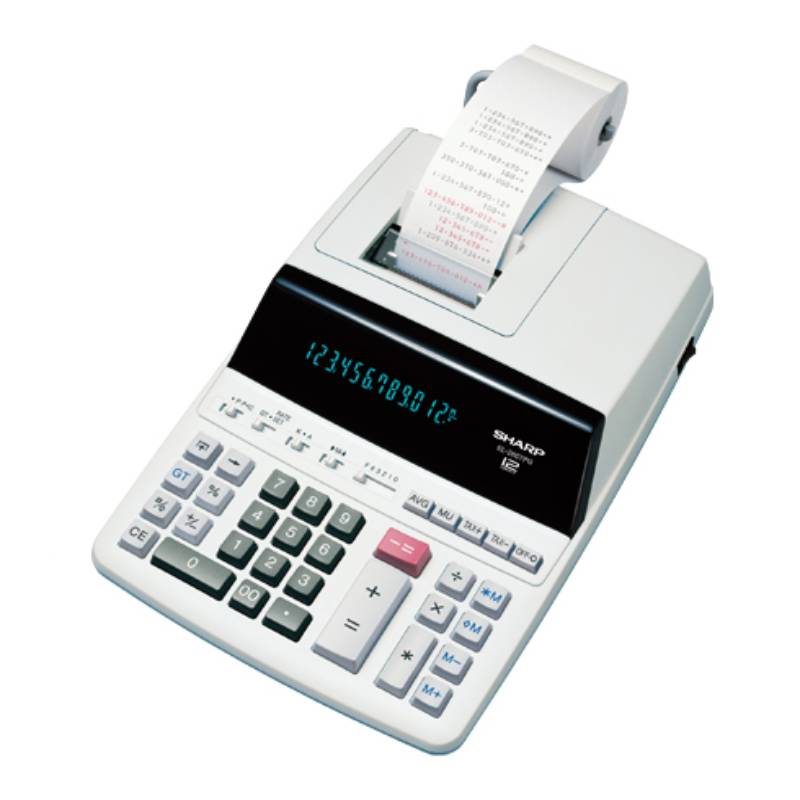  Machine à calculer SHARP EL-2607PG avec ruban