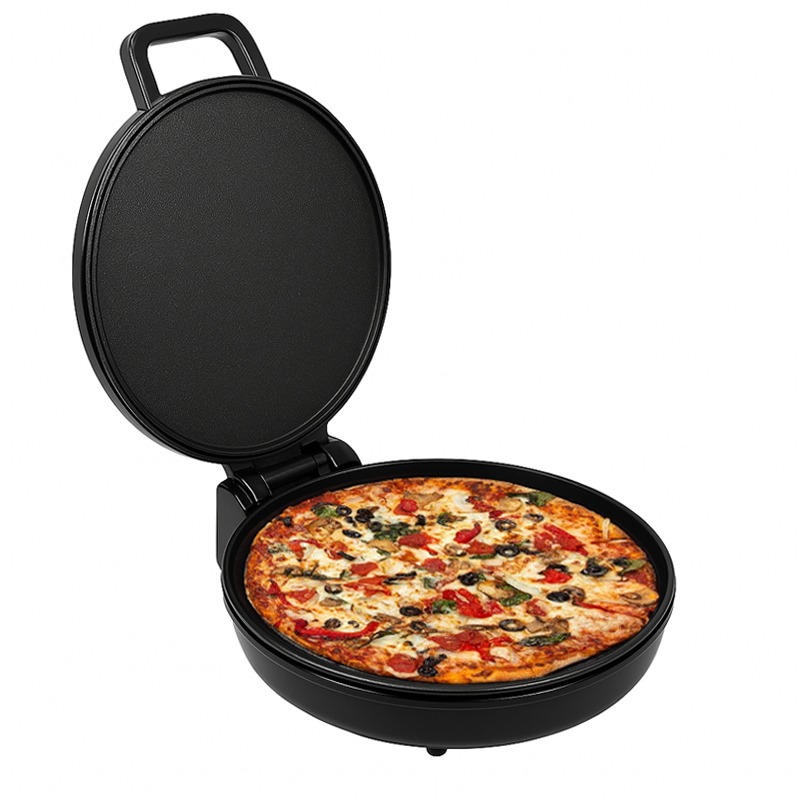 Machine à Pizza 2EN1 FLORENCE HK-418 1100W - Noir - Image 3