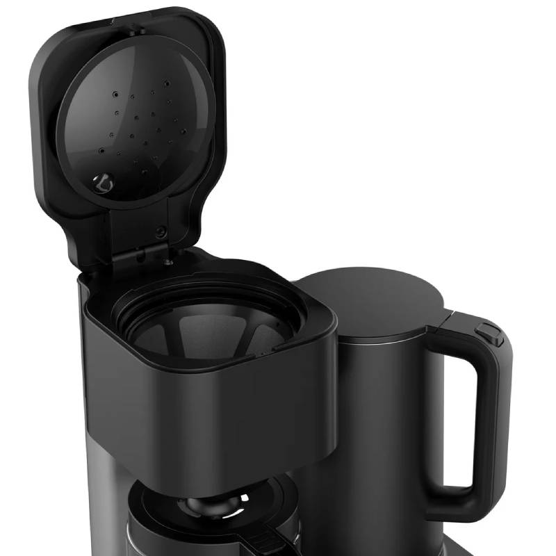 Machine à Café Et Bouilloire 2EN1 WKM 1600W - Noir - Image 5