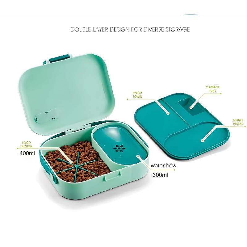 Mallette de Transport pour Nourriture et Eau des Chiens et Chats - Image 2