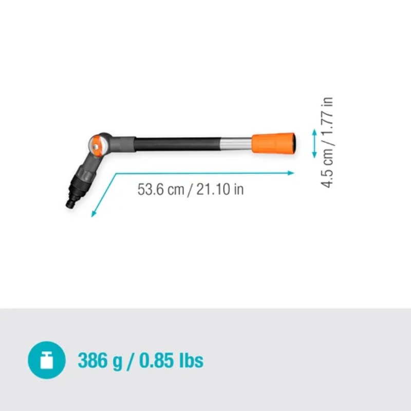 Manche Flex Cleansystem Gardena, raccordable à l'eau, 53cm. - Image 4