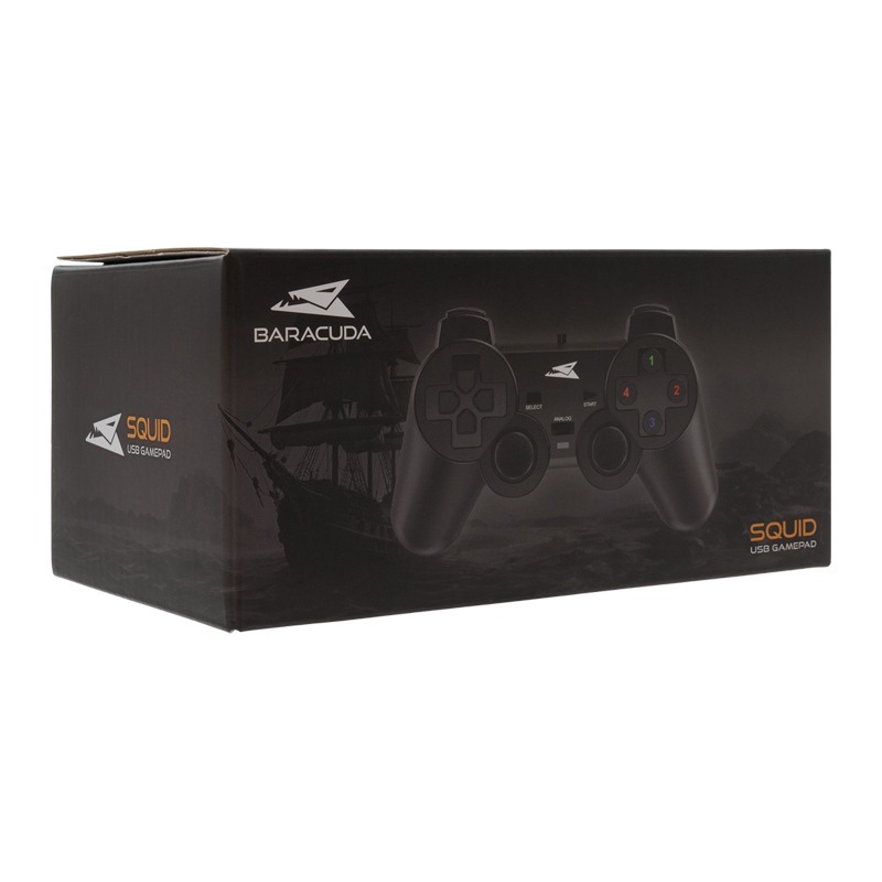 Manette de Jeu Filaire BARACUDA Gamepad SQUID - Noir - Image 6