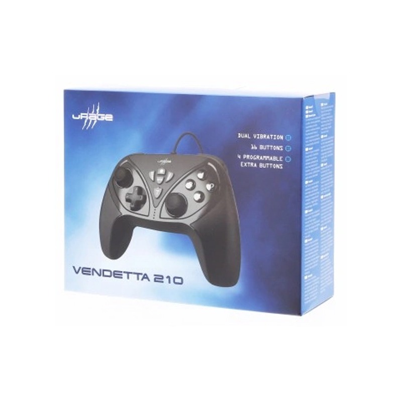 Manette De Jeu Gamer Filaire HAMA URAGE VENDETTA 210 - Noir - Image 3