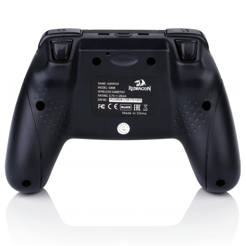 Manette de Jeu Sans Fil REDRAGON HARROW G808 - Noir - Image 4