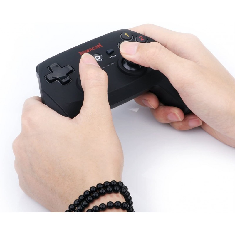 Manette de Jeu Sans Fil REDRAGON HARROW G808 - Noir - Image 5