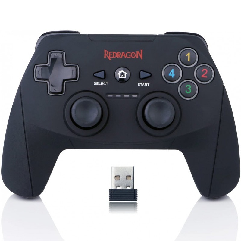 REDRAGON HARROW G808 Noir RF Manette de jeu Analogique/Numérique PC, Playstation 3, Photo boutique MyTek chez MyTek