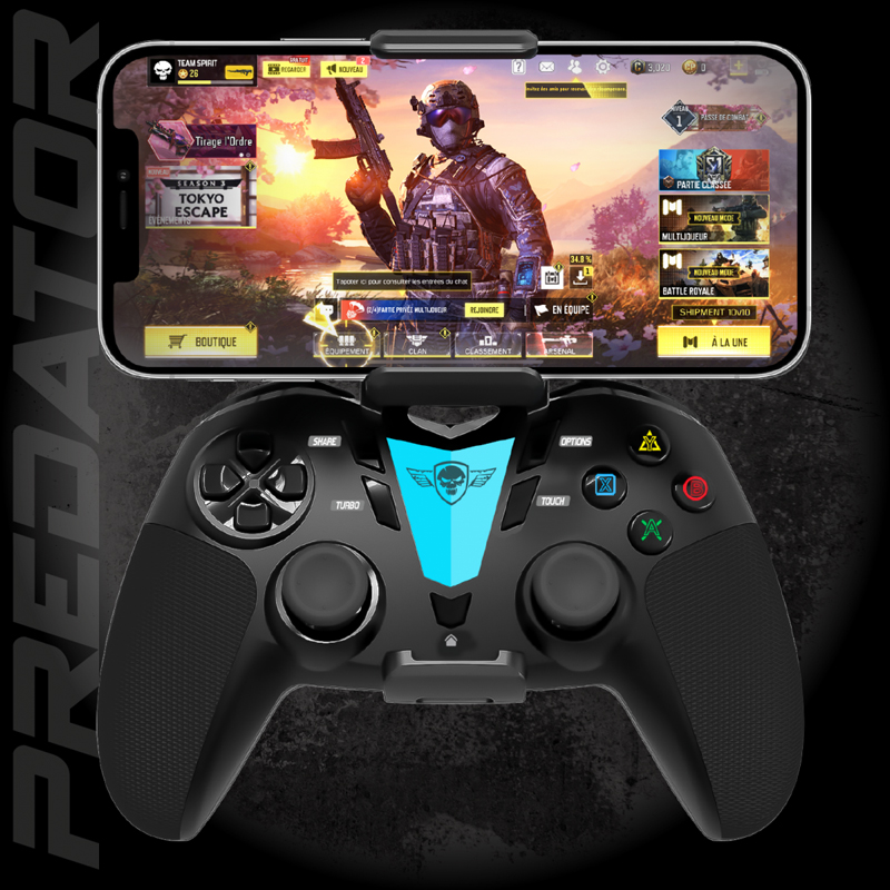 Manette de Jeu Sans Fil SPIRIT OF GAMER PREDATOR Pour Smartphone - Noir - Image 5