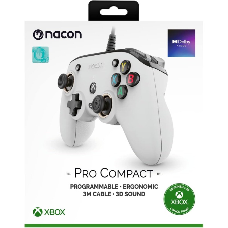 Manette Pro Compact NACON pour Series X/S Xbox One PC - Blanc - Image 4