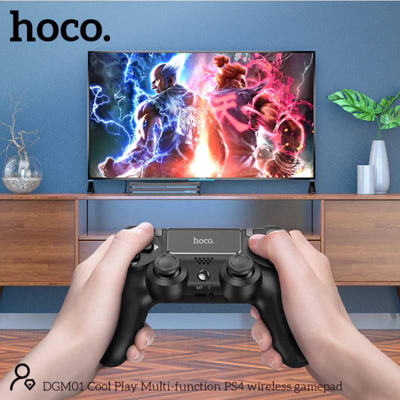 Manette De Jeux Sans Fil Pour PS4 Hoco - Noir - Image 7
