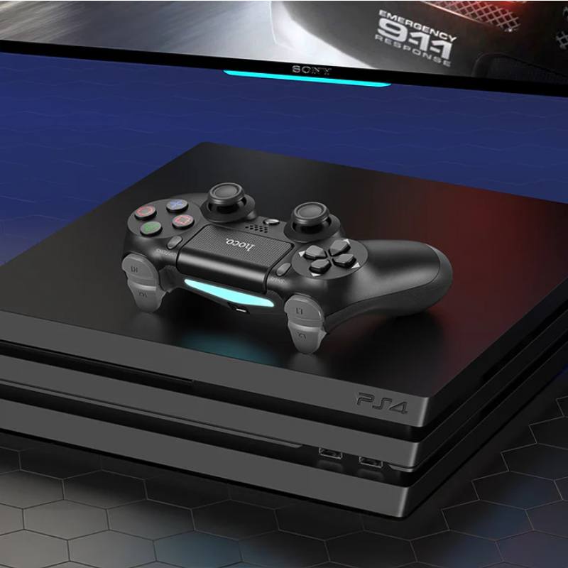 Manette De Jeux Sans Fil Pour PS4 Hoco - Noir - Image 6