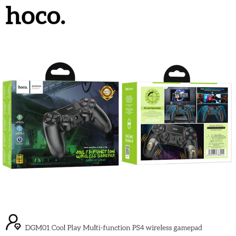 Manette De Jeux Sans Fil Pour PS4 Hoco - Noir - Image 8