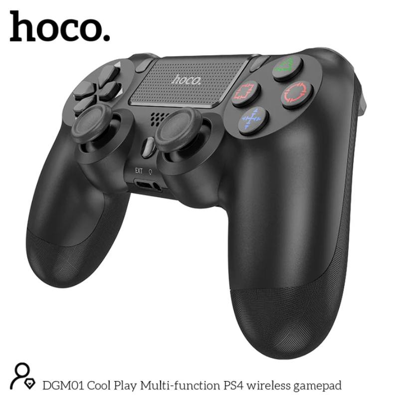 Manette De Jeux Sans Fil Pour PS4 Hoco - Noir - Image 4