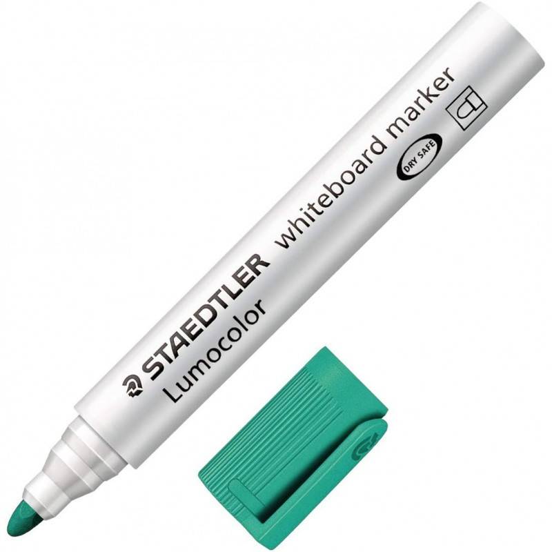 Marqueur STAEDTLER Lumocolor Pour Tableau Blanc Pointe Ogive - Vert