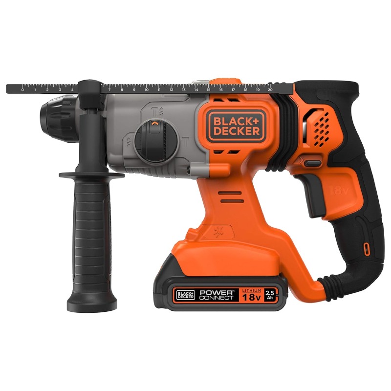Marteau Perforateur BLACK&DECKER SDS+ 18V Sans Fil - BCD900E2K-QW - Image 2