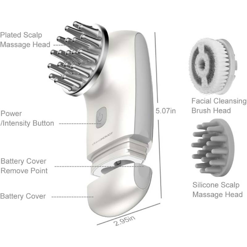 Masseur Électrique Multifonction TOUCHBEAUTY TB-1718 - Blanc - Image 2