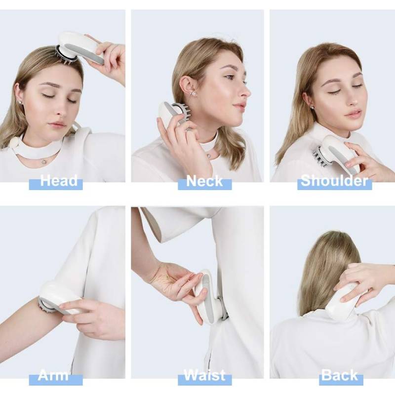 Masseur Électrique Multifonction TOUCHBEAUTY TB-1718 - Blanc - Image 3