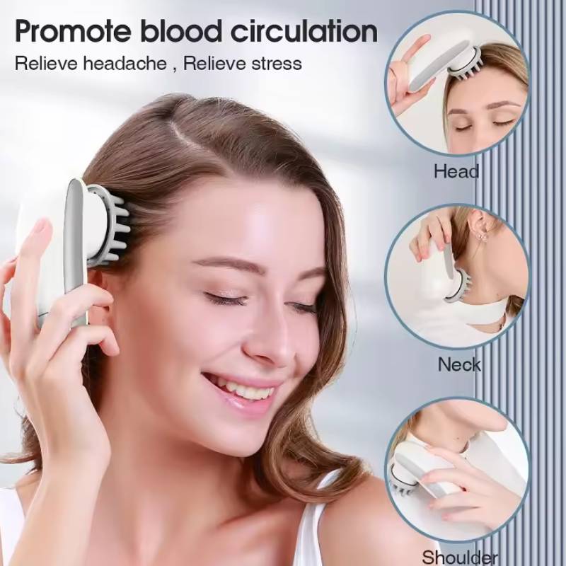 Masseur Électrique Multifonction TOUCHBEAUTY TB-1718 - Blanc - Image 5