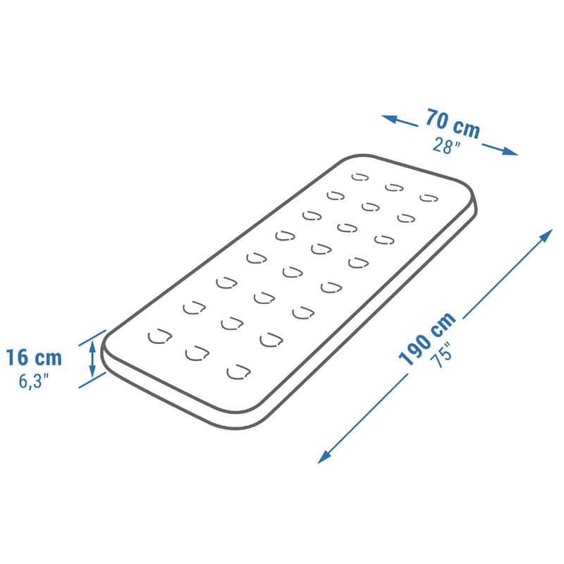 Matelas Gonflable DECATHLON Air Basic 70cm Pour 1 Personne - Image 5