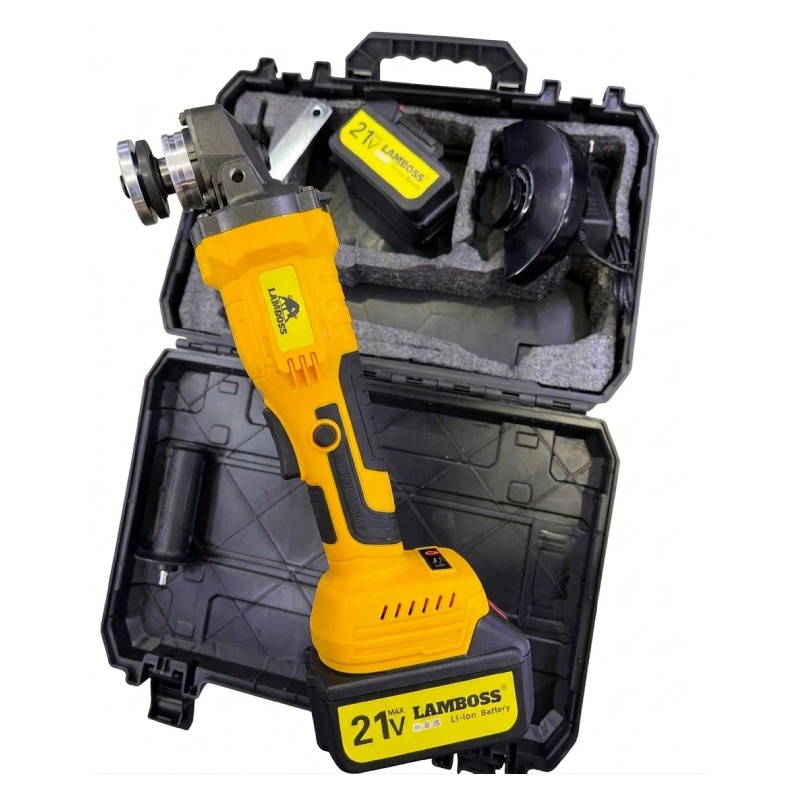 Meuleuse LAMBOSS D'angle Portatif Avec 2 Batterie Et Chargeur 21V  - Image 2