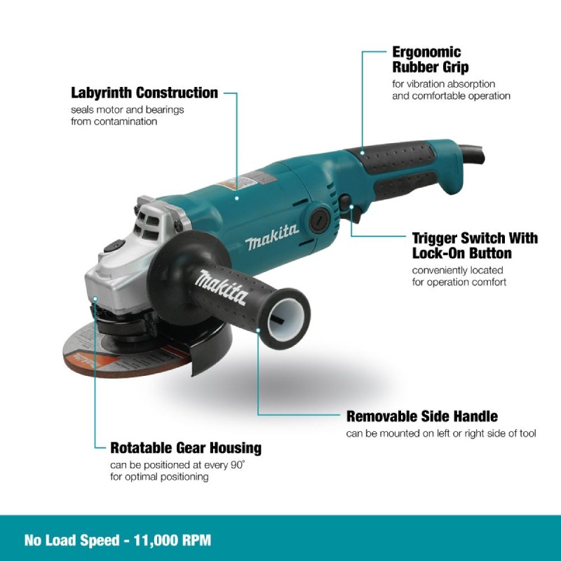 MEULEUSE MAKITA ANG.1050W*125MM - GA5010 - Image 5