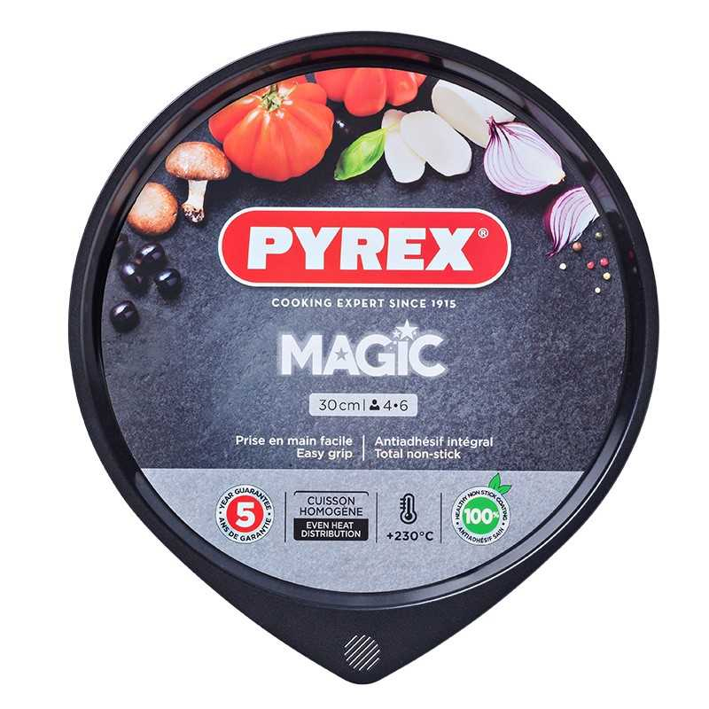 Moule Ronde À Tarte PYREX MAGIC 30 cm - Noir
