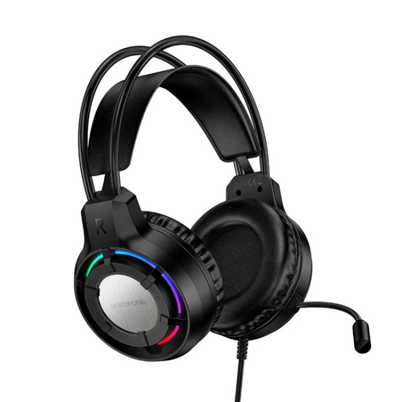 Micro Casque BOROFONE Gaming Filaire - NOIR - Image 3