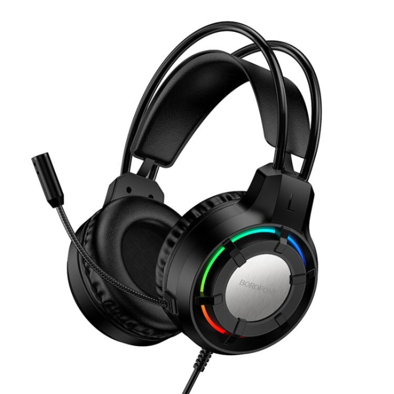 Micro Casque BOROFONE Gaming Filaire - NOIR - Image 2