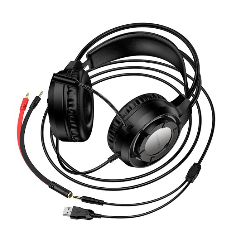 Micro Casque BOROFONE Gaming Filaire - NOIR
