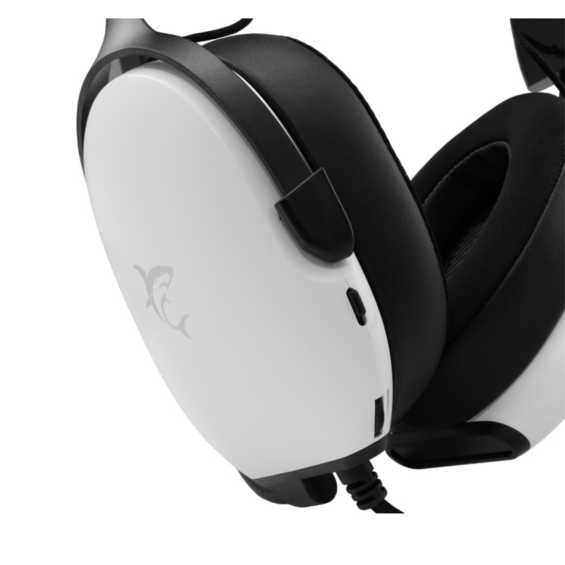 Micro Casque Filaire Gamer WHITE SHARK Fox GH-2445 - Blanc  - Image 5