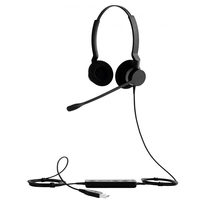 Micro Casque Filaire JABRA BIZ 2300 DUO Antibruit - Noir  - Image 2